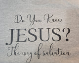 Do you know Jesus?