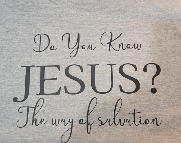 Do you know Jesus?