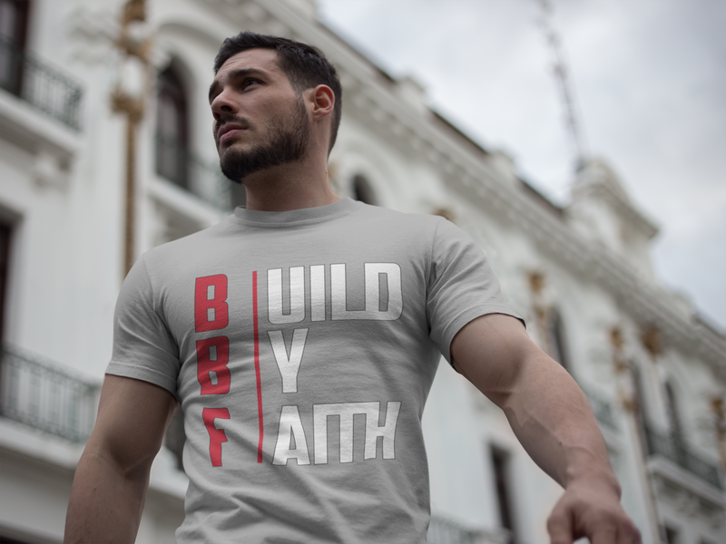 Build By faith feature T shirt